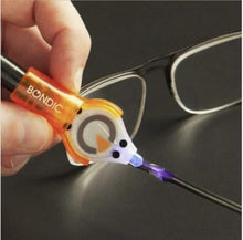 Load image into Gallery viewer, Bondic uses a UV light to cure any repair including glasses in 4 seconds rather than wait hours for glue to set.