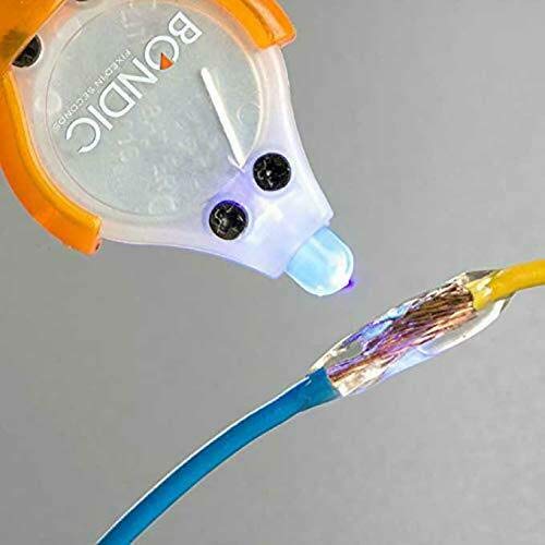 Bondic LED UV Liquid Plastic Welder, Super Glue, Cures Quickly, Adhesive  Repair Tool for Glasses and Sunglasses, Complete Glasses Repair Kit (LED  Light & Liquid Cartridge in a Tin Case): : Tools